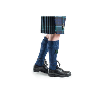 Lomond Blue Kilt Hose