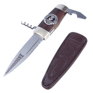 Officer Sgian Dubh with Irish Clan/Sept Crest