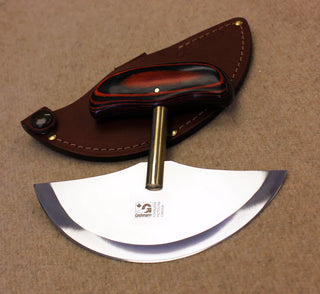 Ulu with Leather Sheath