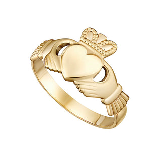10K MAIDS CLADDAGH RING