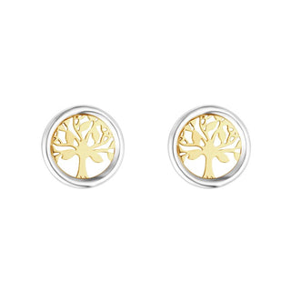 10K TREE OF LIFE STUD EARRINGS