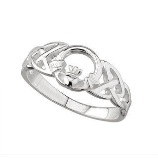 STERLING SILVER CELTIC WITH CLAD.FRONT