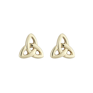 14K TINY TRINITY KNOT STUD EARRINGS