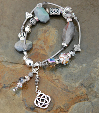 Cliodna Double-strand Labradorite Bracelet