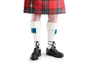 White Kilt Hose