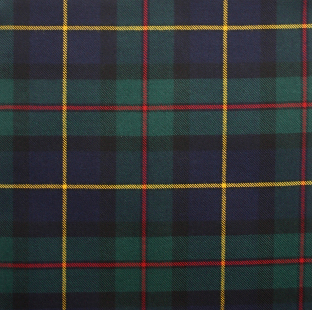 MacLeod of Harris Modern Tartan Crest Birdseye Mesh Polo Shirt