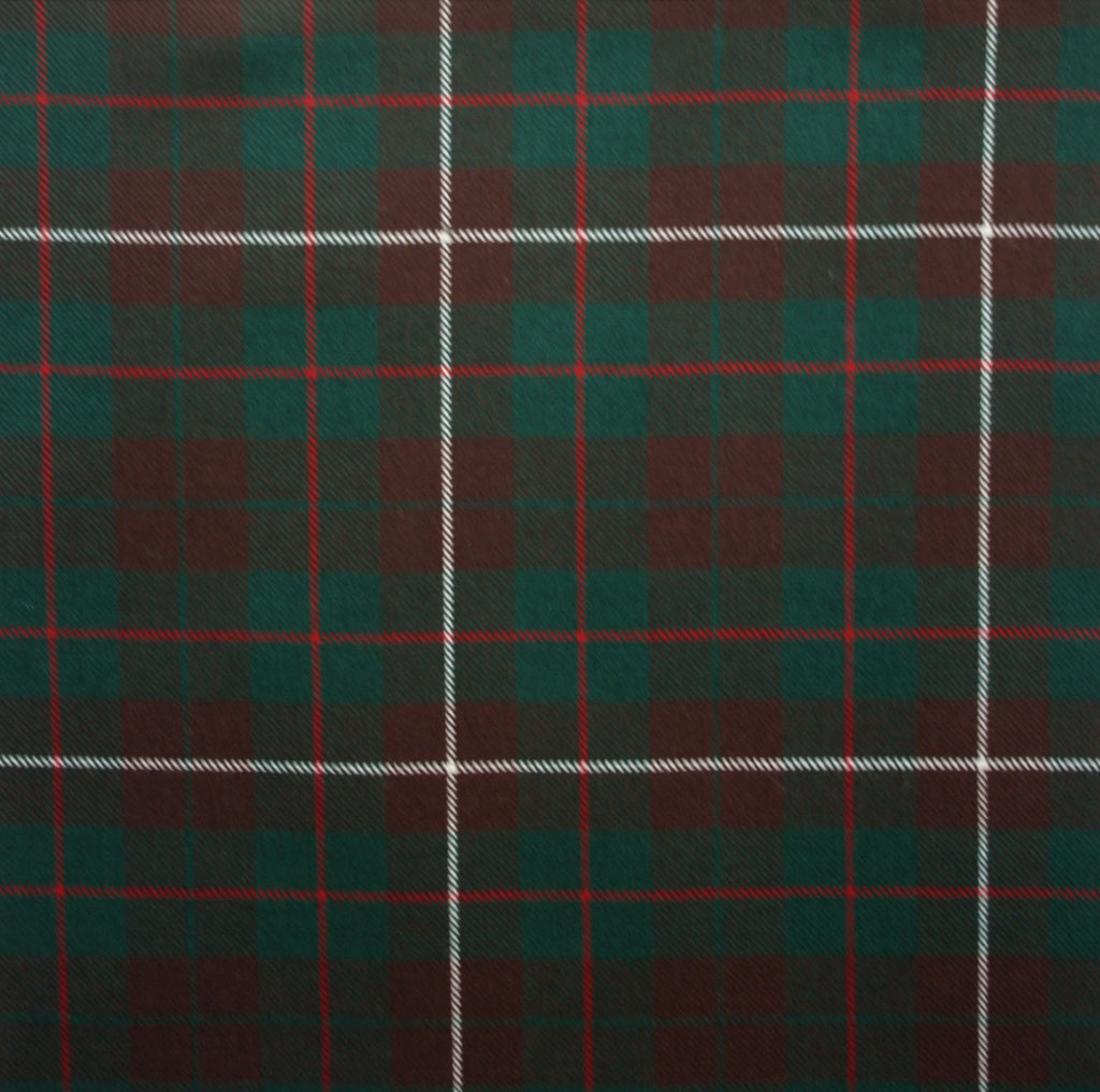 MacKinnon Hunting Modern Tartan Crest Bedding Set - Golden Thistle Style