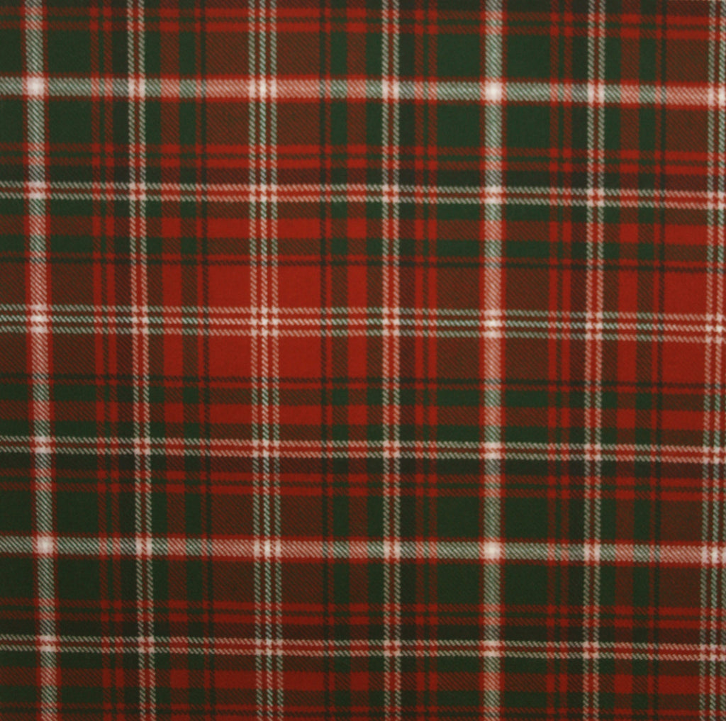 MacDougall Modern Tartan Women's Lapel Shirt Dress With Long Sleeve