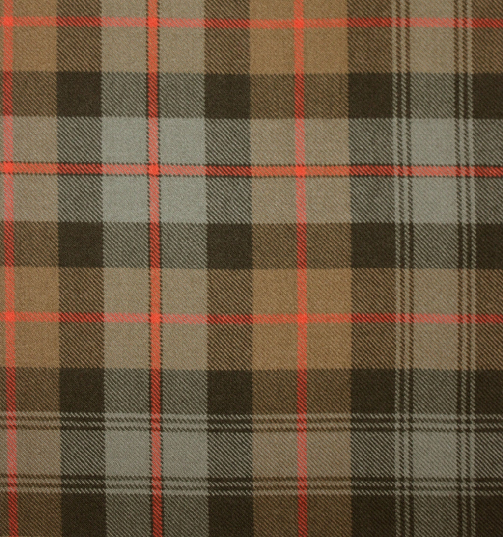 Murray of Atholl Weathered Tartan Crest Premium Quilt - Gold Thistle Style