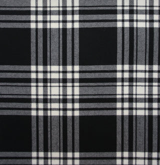 Menzies Blk-Wht Modern Light Weight Tartan