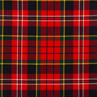 Macpherson Clan Modern Tartan Fabric Material Medium Weight, Medium Weight Tartan Fabric