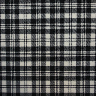Scott Blk-Wht Modern Light Weight Tartan