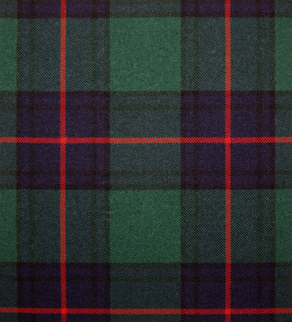 Shaw Green Modern Clan Half Of Tartan Hoodie main image 0