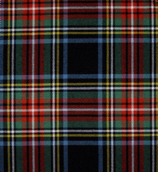 Stewart Black Ancient Heavy Weight Tartan