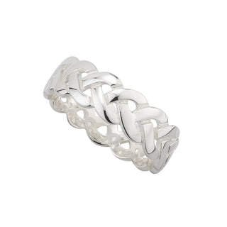 STERLING SILVER GENTS CELTIC KNOT BAND