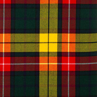 Buchanan Modern Tartan Fabric Material Medium Weight, Medium Weight Tartan Fabric