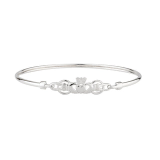 Sterling Silver CLADDAGH BANGLE