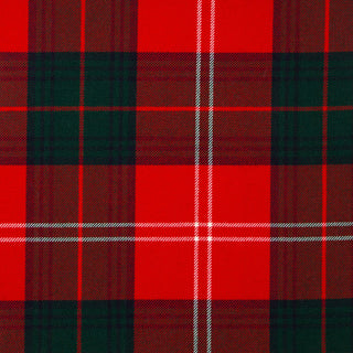 Chisholm Red Modern Tartan Fabric Material Medium Weight, Medium Weight Tartan Fabric