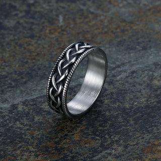 Narrow Braid with Beaded Trim Band