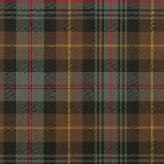 Farquharson Weathered Tartan Fabric Material Medium Weight, Medium Weight Tartan Fabric