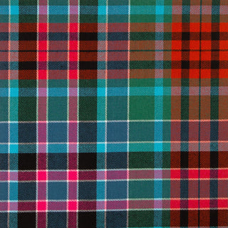 Gordon Red Ancient Tartan Fabric Material Medium Weight, Medium Weight Tartan Fabric