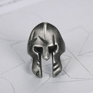 Ancient Warrior Helmet Ring