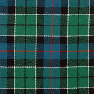Leslie Green Ancient Tartan Fabric Material Medium Weight, Medium Weight Tartan Fabric