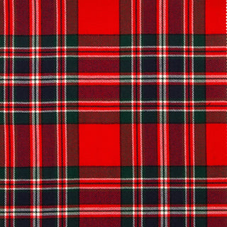 Macfarlane Clan Modern Tartan Fabric Material Medium Weight, Medium Weight Tartan Fabric