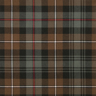 Mackenzie Weathered Tartan Fabric Material Medium Weight, Medium Weight Tartan Fabric