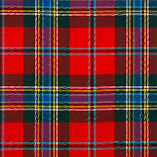 Maclean Of Duart Modern Tartan Fabric Material Medium Weight, Medium Weight Tartan Fabric