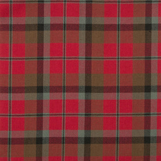 Macnaughton Weathered Tartan Fabric Material Medium Weight, Medium Weight Tartan Fabric