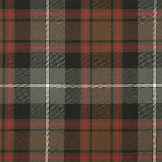 Macrae Hunting Weathered Tartan Fabric Material Medium Weight, Medium Weight Tartan Fabric