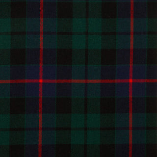 Medium Weight Tartan Fabric, Morrison Green Modern Tartan Fabric Material Medium Weight