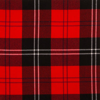 Medium Weight Tartan Fabric, Ramsay Red Modern Tartan Fabric Material Medium Weight