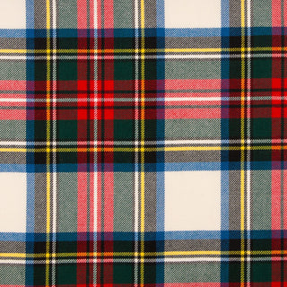 Medium Weight Tartan Fabric, Stewart Dress Modern Tartan Fabric Material Medium Weight