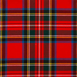 Medium Weight Tartan Fabric, Stewart Royal Modern Tartan Fabric Material Medium Weight