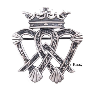 Crowned Luckenbooth Brooch