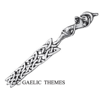 Book of Kells Cat Kilt Pin