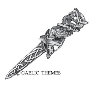 Book of Kells Bird and Beast Kilt Pin