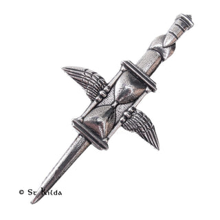 Kilt Pin - Time Flies Hour Glass