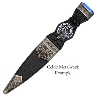 Antiqued Clan Crested Sgian Dubh