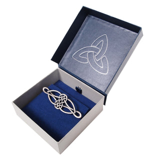 Celtic Deco Knot Brooch