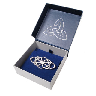 Celtic Knot Deco Brooch