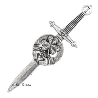 Irish Shamrock Kilt Pin