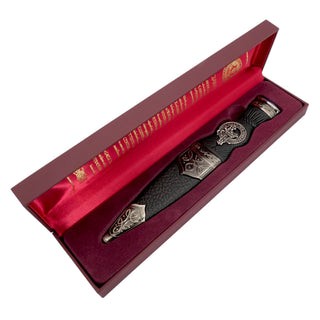 Antiqued Clan Crested Sgian Dubh