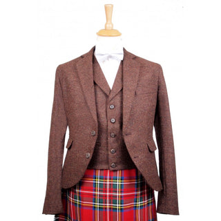 Premium Tweed Day Kilt Jacket and Waistcoat - made to measure