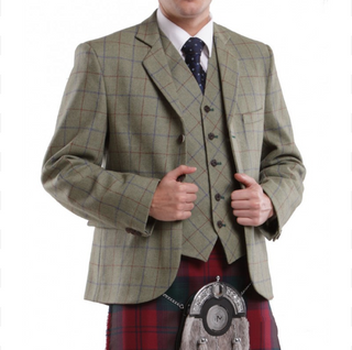 Tweed Day Kilt Jacket and Waistcoat - Made to Measure