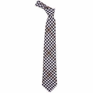 Burns Check Scottish Tartan Plaid Tie For Men | 100% Worsted Wool | Made in Scotland