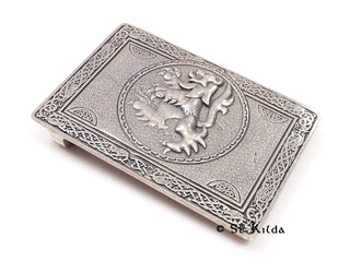 C-BBLI01 All in One Lion Buckle Antique Silver