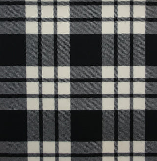 MacFarlane Blk-Wht Modern Light Weight Tartan